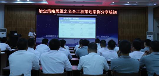 集团培训五大联赛平台-（中国）科技公司成功举办治企策略思维之名企五大联赛平台-（中国）科技公司
策划案例分享培训